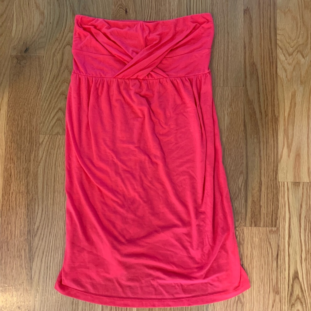 Merona Coral Cover Up/Tube Top Style Dress, Size S/P